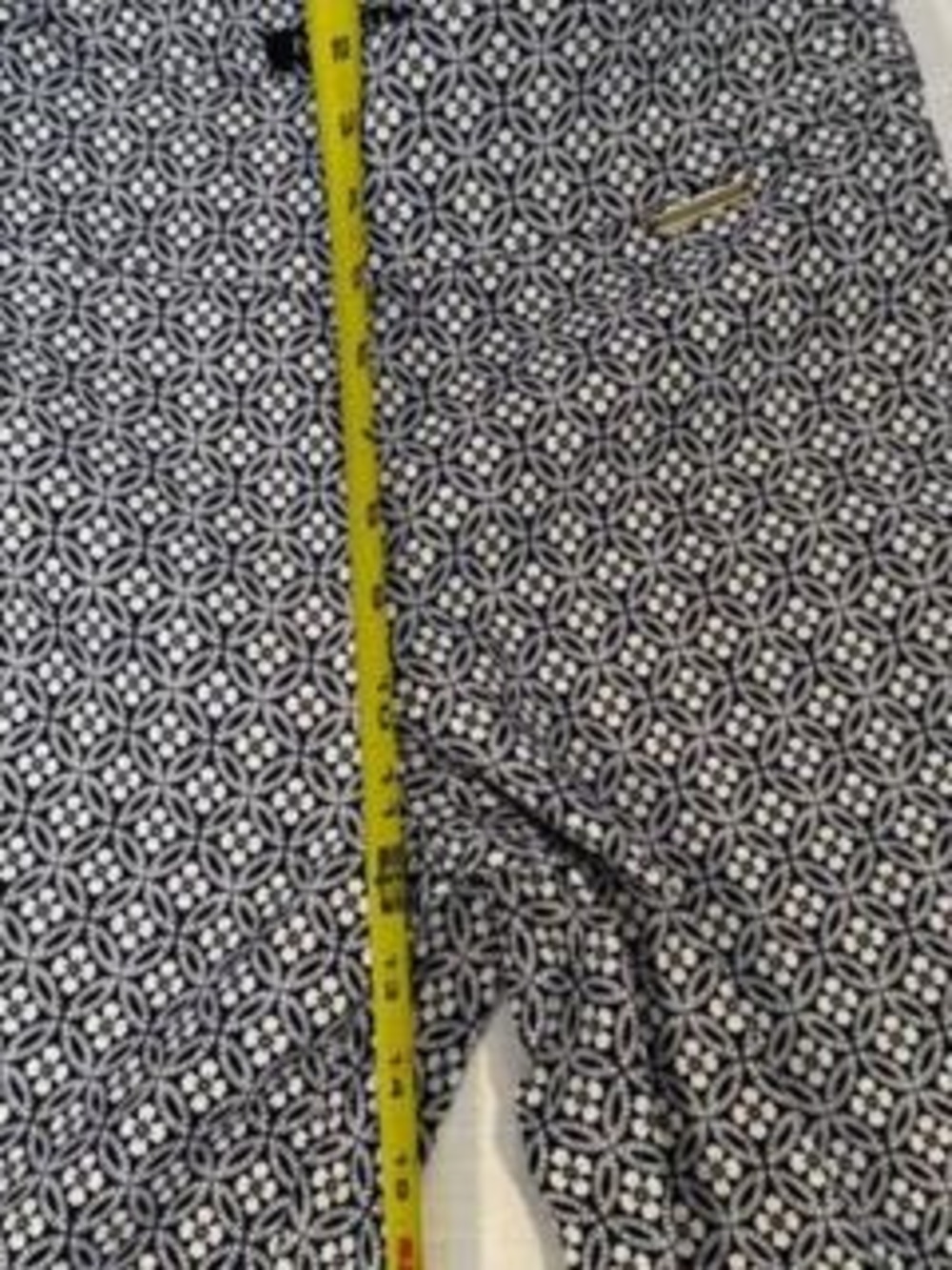 Roz & Ali Black White Pants Size 10 Black/White - Picture 4 of 8